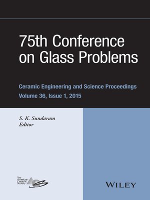 cover image of 75th Conference on Glass Problems
